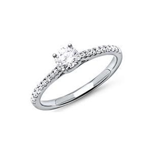 Verlovingsring 950 platina met Diamanten
