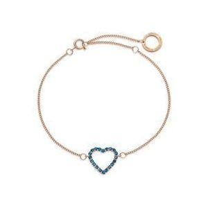 Heart of the Sea armband voor dames, roestvrij staal, roségoud