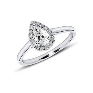 950 platina verlovingsring met Diamanten