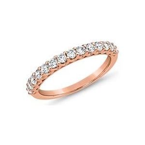Roségouden ring voor dames met diamanten