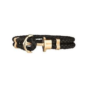 Phrep armband leer goud