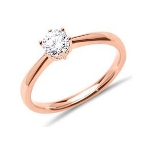 14k roségouden verlovingsring met Diamant 0.50 ct.