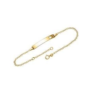 9k gouden graveerarmband met hart
