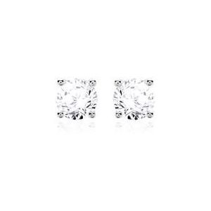 14k witgouden Diamanten oorbellen voor dames