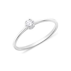 14k witgouden Diamanten ring