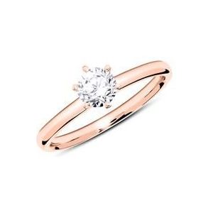 Ring in 14k rosegoud met Diamant 0,50 ct.