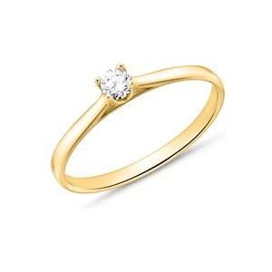 14k gouden Diamanten verlovingsring