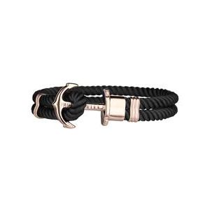 Nylon armband zwart rosé