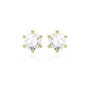 14k gouden oorbellen met Diamanten voor dames