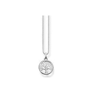 Ketting 925 sterling zilveren levensboom met Zirkonia