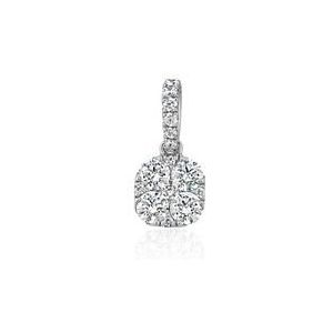 Dameshanger in witgoud of platina met diamanten