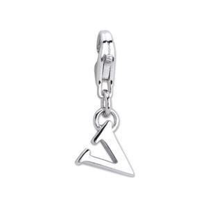 Zilveren bedel met karabijnsluiting voor bedelarmbanden