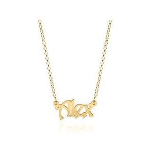 14-karaats gouden naamketting