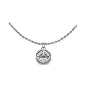 Graveerbare ketting met hanger sterrenbeeld kreeft, roestvrij staal