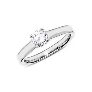 18k witgouden ring met Diamant 0.50 ct.