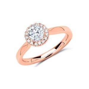Ring 18 karaat roségoud met Diamanten