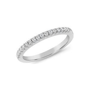 Graveerbare ring, lab-grown briljanten, platina of witgoud