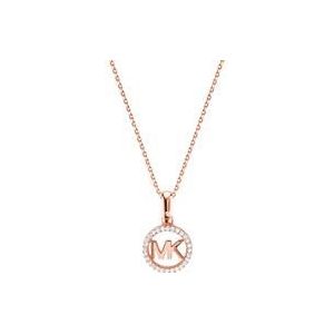 Anker ketting in roségoud verguld 925 sterling zilver met Zirkonia