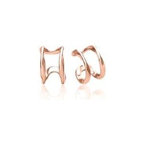 Oorboeien voor dames van roségoud verguld 925 sterling zilver