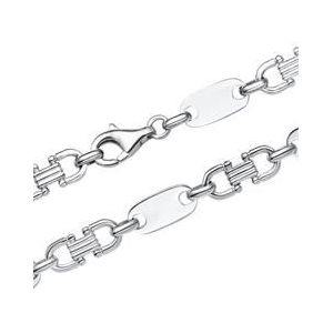 Platenketting voor mannen in 925 sterling zilver