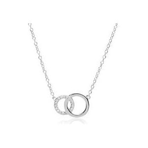 Kettingcirkels 925 zilver Zirkonia