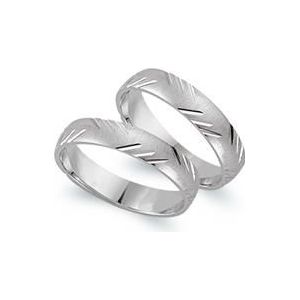 Trouwringen 8 karaat witgoud