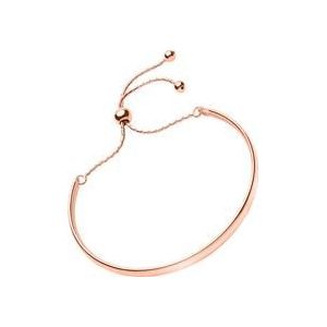 Bangle in roségoud verguld zilver met graveeroptie