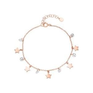 925 sterling zilveren armband sterren Zirkonia roségoud verguld
