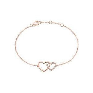 Armband met hartontwerp in roségoud
