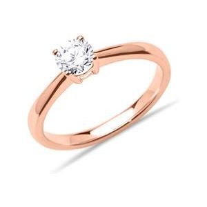 Verlovingsring in 18k rosegoud met Diamant 0,50 ct.