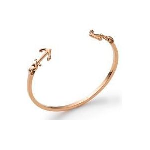Het anker II armband in marinium® oceaanstaal, rosé IP