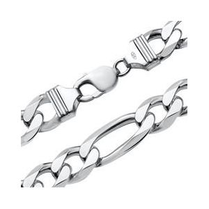 925 zilveren ketting: figaro ketting zilver 13mm