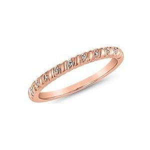 Roségouden ring met diamanten voor dames