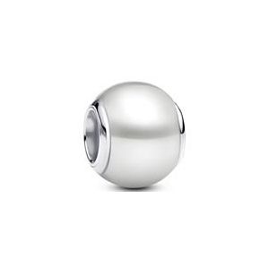 Dia bedel in 925 zilver Moments, imitatie parel