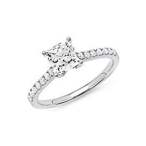 Diamanten ring 950 platina