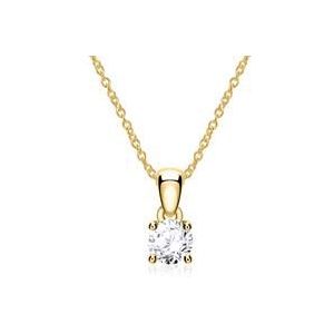 14k gouden Diamanten ketting voor dames
