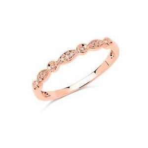 14 karaat roségouden ring 13 Diamanten graveerbaar