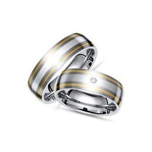 Trouwringen titanium trouwringen Diamant graveren