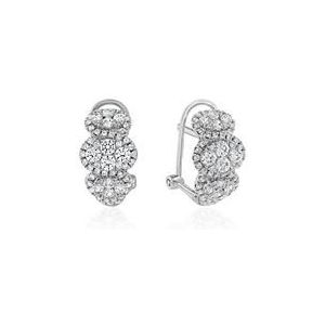 Oorsieraden in witgoud of platina met Lab Grown diamanten