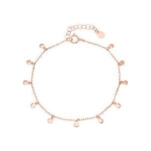 Roségoud vergulde sterling zilveren armband