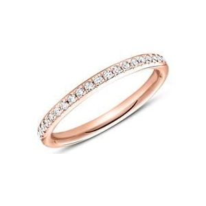 14 karaat rosegouden ring eternity 43 Diamanten