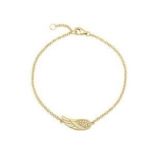 Armband zilver geel verguld engelenvleugels