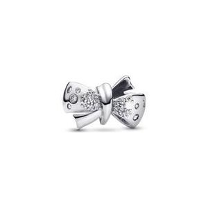 Dia bedel strik, sterling zilver, zirkonia, Moments