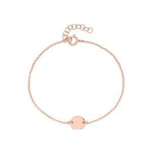 Gegraveerde armband van roségoud verguld 925 sterling zilver