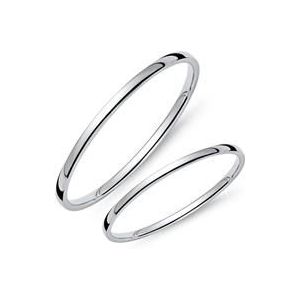 Trouwringen in 14 karaat witgoud