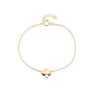 Purelei Ocean Whisper Armband - Maritieme Schelpen Armband 18K Verguld, Waterdicht 16-20 Cm