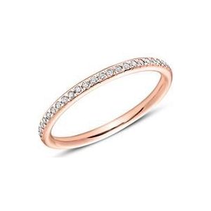 14 karaat roségouden eternity ring 25 Diamanten