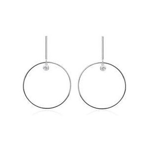 Oorbellen voor dames in 925 sterling zilver met Zirkonia