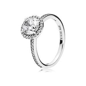Damesring sterling zilver Zirkonia