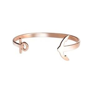 Armband van roestvrij staal in rosé